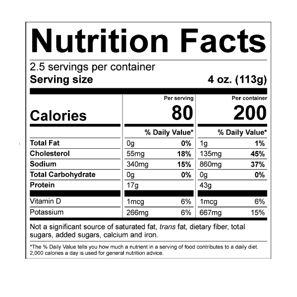 Atlantic Cod Portions